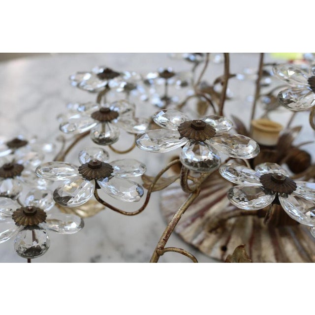 Murano Glass Flower Light from Banci Firenze, 1960s For Sale - Image 10 of 15
