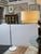 Contemporary Crate & Barrel Meryl Arc Nickel Floor Lamp For Sale - Image 3 of 12