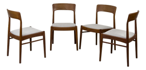 Teak Dining Chairs from Korup Stolefabrik, 1960s, Set of 4