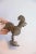 Vintage African Lightly Oxidized Rooster Sculpture For Sale - Image 4 of 4