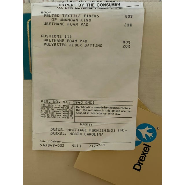 Traditional 1980s Drexel Heritage Wingback Chair For Sale - Image 3 of 16