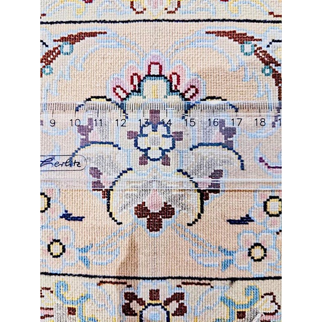 Vintage Nain Silk Rug, 1990s For Sale - Image 10 of 14