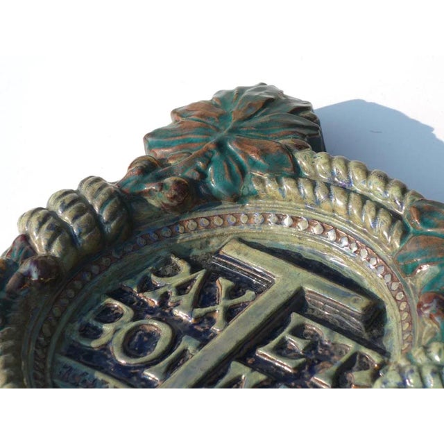 Italian Ceramic Wall Sculpture by Galileo Chini for S. Lorenzo Mugello, 1920s For Sale - Image 3 of 8