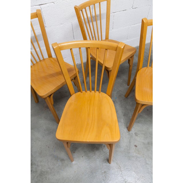 Model 153 Bistro Chairs from Baumann, 1981, Set of 4 For Sale - Image 3 of 18
