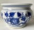 Blue Chinoiserie Blue & White Cachepot /Planters-Set 2 For Sale - Image 8 of 10