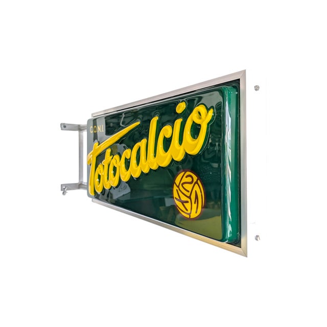Vintage Totocalcio Sign, 1980s For Sale - Image 3 of 10