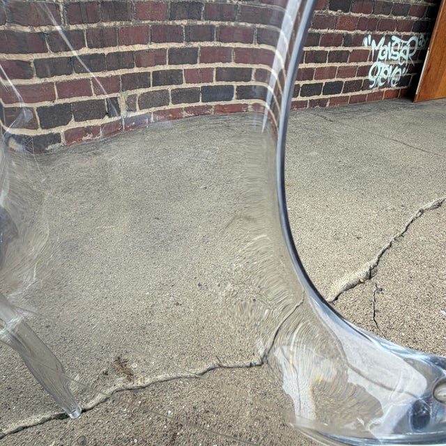 Ava Lucite Modern Armchair by Song Wen Zhong for Roche Bobois For Sale - Image 9 of 12