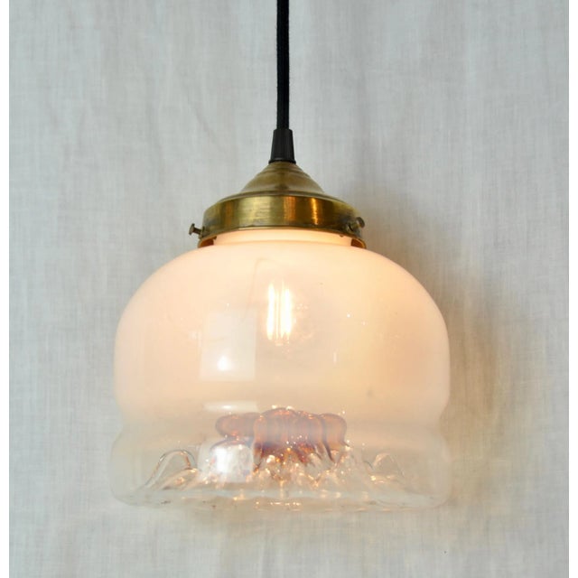 Brown Murano Glass Ceiling Lamp, 1960s For Sale - Image 8 of 11
