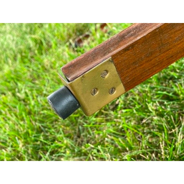 Vintage Fluted Wood and Brass Telescope For Sale - Image 18 of 18