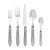 VIETRI Aladdin Antique Flatware Light Gray Five-Piece Place Setting, Service for One For Sale - Image 12 of 12