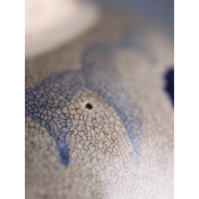 Blue Large Dutch Delft Blue and White Tobacco Jar Taback with Cover, 19th Century For Sale - Image 8 of 15