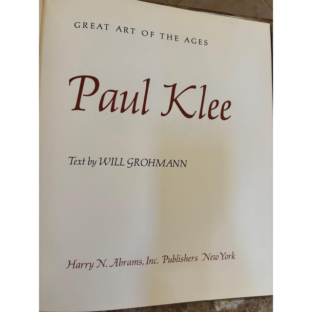 Mid 20th Century Paul Klee Great Art of the Ages by Will Grohmann, 1969 Abrams Hardcover For Sale - Image 5 of 14