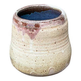 Vintage Original Studio Pottery Vase For Sale