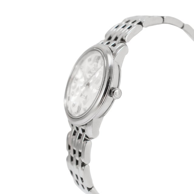 Omega Ladies Omega De Ville Prestige 32.7mm 42410336052001 Butterfly Dial Steel Watch For Sale - Image 4 of 10