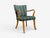 Alfred Christensen Style, Scandinavian Mid-Century Modern, Armchair, Bentwood, Fabric, Sweden, 1960s A bentwood armchair...