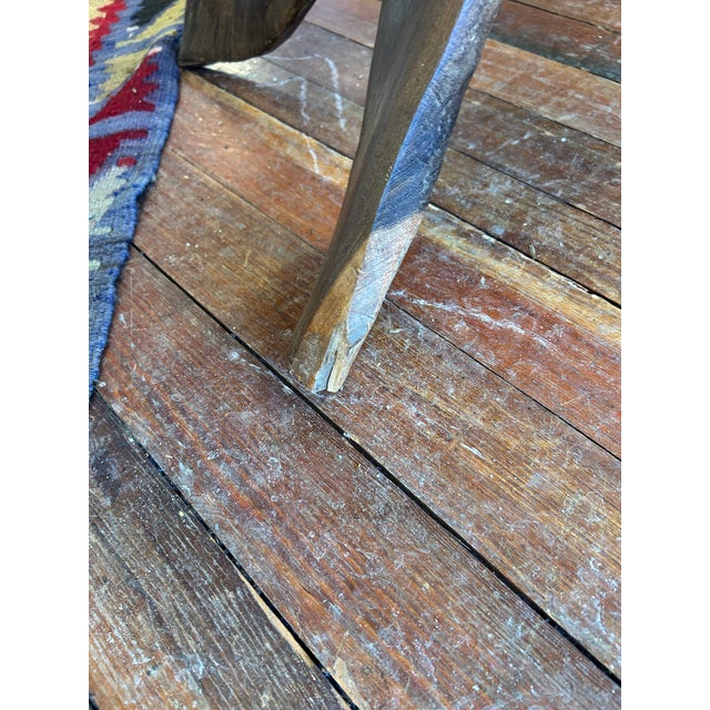 Hand Carved Wood African Birthing Chair For Sale - Image 9 of 9