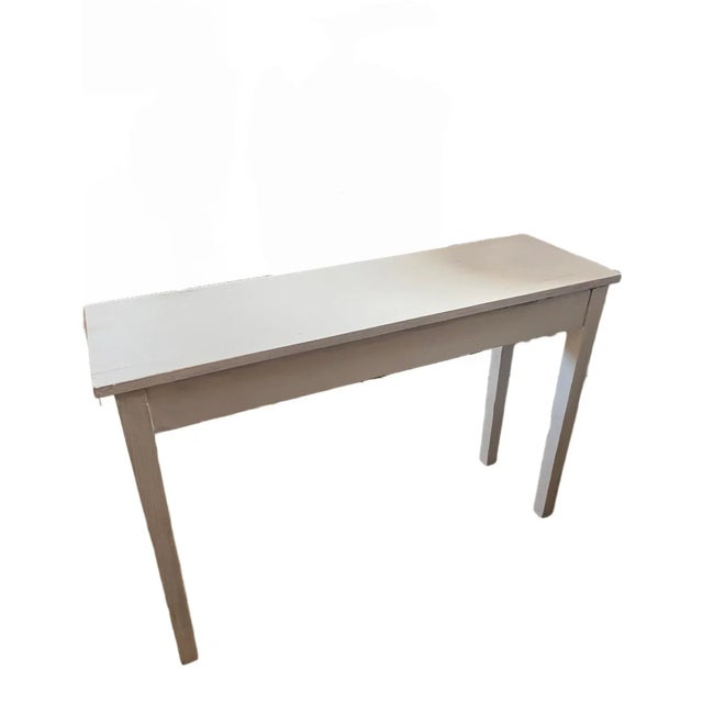 Traditional 1920s White Writing Table For Sale - Image 3 of 5