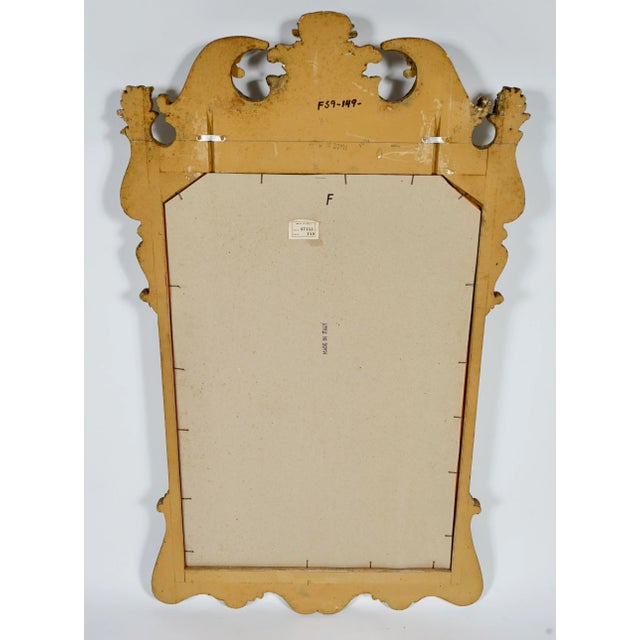 Silver Vintage Italian Rococo Style Wall Mirror For Sale - Image 8 of 10
