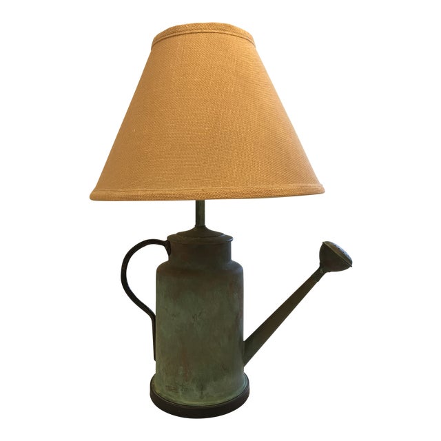 Ethan Allen Watering Can Lamp and Shade Chairish