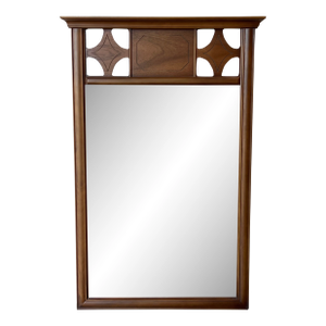 Mid-Century Walnut Mirror