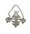 A fine quality Victorian solid sterling silver wine decanter label, fully hallmarked for London, 1866, with the respected...