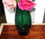 Mid-Century Modern Emerald Green Hand-Blown Art Glass Pedestal Vase, 1970s For Sale - Image 9 of 10