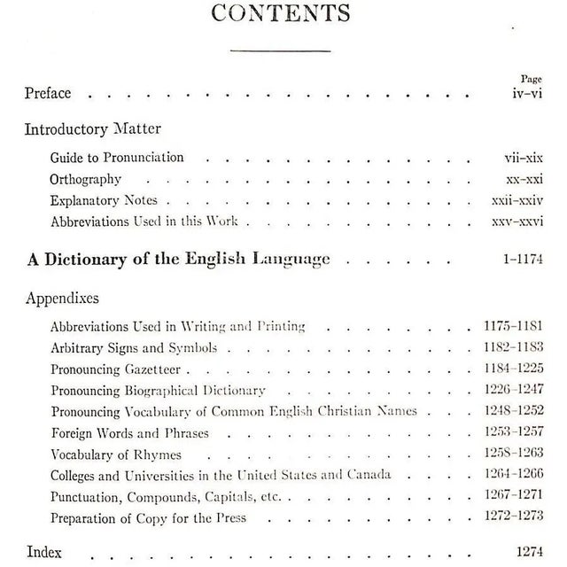 1930s "Webster's Collegiate Dictionary" 1938 Webster, Noah For Sale - Image 5 of 7