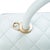 Chanel Coco Handle Medium Flap Caviar Leather Light Blue Gold-Tone Hardware Bag For Sale - Image 14 of 15