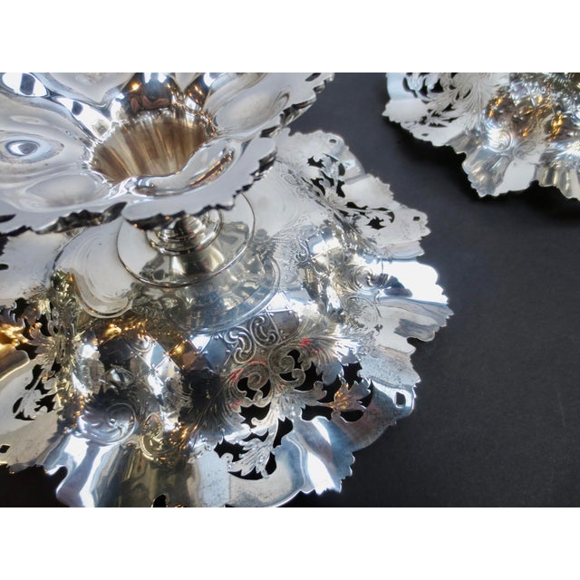 Late 19th Century Galt Bros Sterling Silver Compotes - Pair of 2--23 Dwt. For Sale - Image 5 of 5