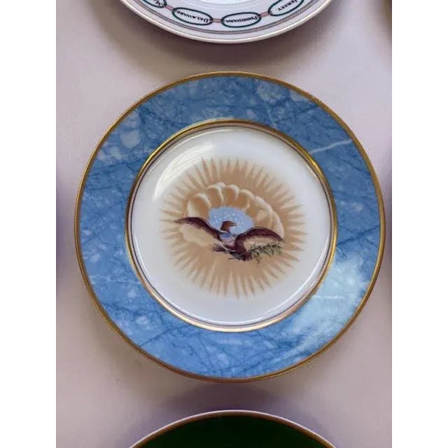 The Danbury Mint White House Presidential Plate Collection - Complete Set of 12 For Sale - Image 10 of 13