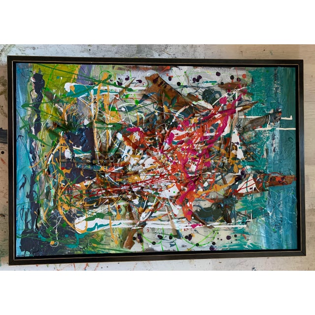 "Victory", Contemporary, Abstract, Mixed Media Paintings, by Van Ness For Sale In Saint Louis - Image 6 of 7