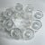Vintage Pilgrim Glass "Adams" Clear Set of 8 Pedestal Glasses + Pitcher For Sale - Image 13 of 18