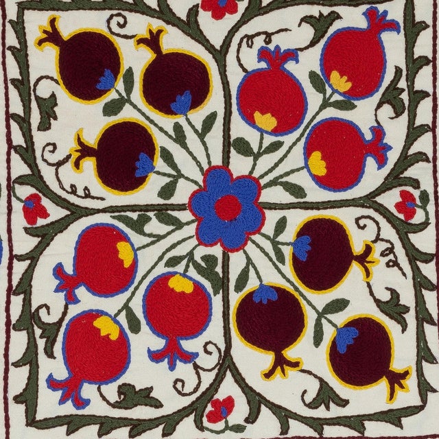 New Hand-Embroidered 100% Cotton Cushion Cover – Authentic Uzbek Textile Art Bring a touch of Central Asian heritage to...