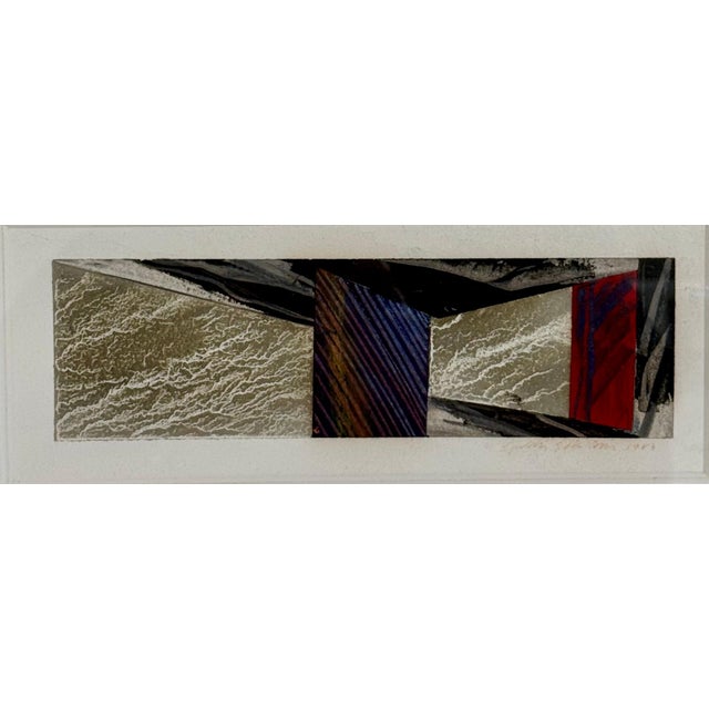 1980s Laddie John Dill, California Modernist Abstract Laddie John Dill Abstract Oil Painting Modernism For Sale - Image 5 of 9
