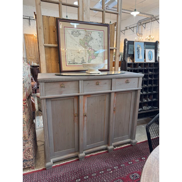 Gustavian (Swedish) Late 19th Century Swedish Gustavian-Style Buffet For Sale - Image 3 of 16
