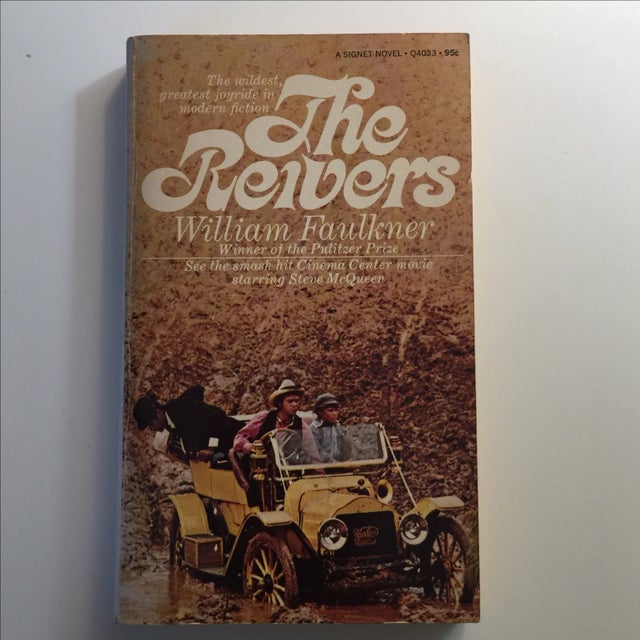 1969 printing of The Reivers by William Faulkner. Unread, vintage softcover in pristine condition.