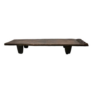 Vintage Wabi-Sabi Naga Bench or Table For Sale