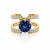 Contemporary Keith Davis 18k Sapphire Ring, Size 6.5 For Sale - Image 3 of 6