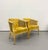 Vintage Cane & Tufted Velvet Barrel Chairs - Pair For Sale In West Palm - Image 6 of 7