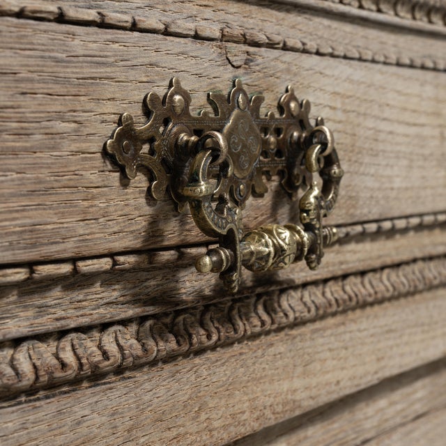 19th Century 19th Century Louis XV Oak Chest of Drawers For Sale - Image 5 of 18