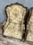 Large Louis XVI Style Carved Wooden Bergère Armchairs, Set of 2 For Sale - Image 4 of 6