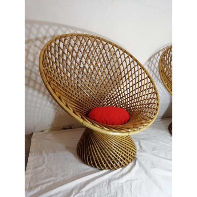 Franco Albini Italian Model Primavera Armchairs by Franco Albini & Franca Helg for BBB Bonacina, 1968, Set of 2 For Sale - Image 4 of 17