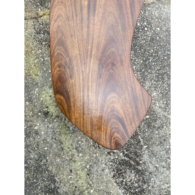 Heywood Wakefield Style Petite Coffee Table | Tabletop Shape For Sale In Tampa - Image 6 of 12