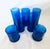 2000 - 2009 Anchor Hocking Essex Cobalt Blue Octagonal Tumblers-Set of 7 For Sale - Image 5 of 8