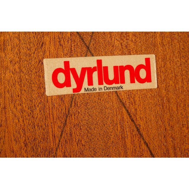 Danish Mid-Century Modern "Floating" Executive Desk in Teak by Dyrlund, Denmark, C. 1960s For Sale - Image 13 of 18