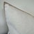 Abstract European Vintage Style Creme Velvet Accent Pillow With Down Insert For Sale - Image 3 of 5