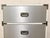 Silver Mid 20th Century Mod Space Age Six-Drawer Metal Highboy Dresser For Sale - Image 8 of 12