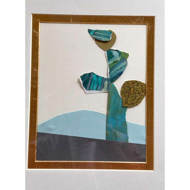 "Cut to the Feeling 2" Original Framed Collage on Paper by Zac Woodiel For Sale - Image 9 of 12
