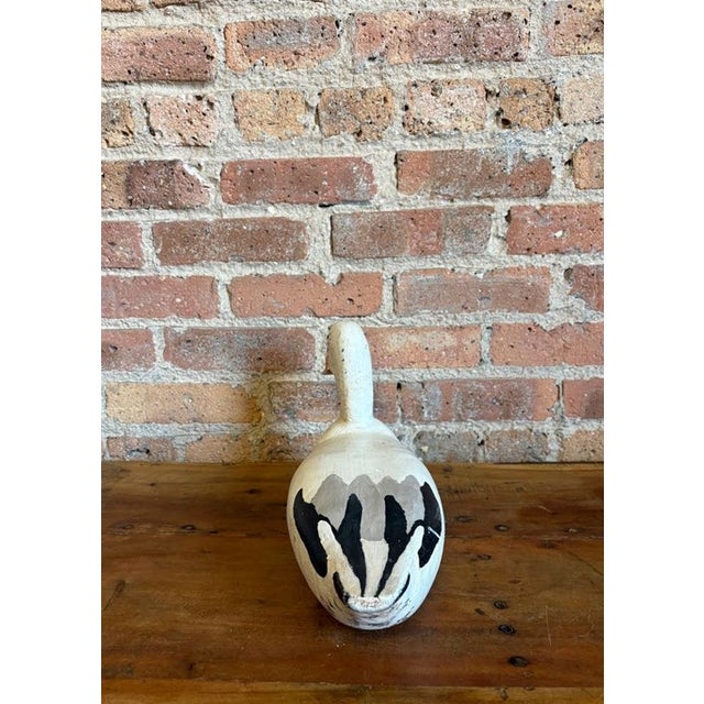 Vintage Hand-Carved White Pekin Duck Wooden Decoy For Sale - Image 15 of 15