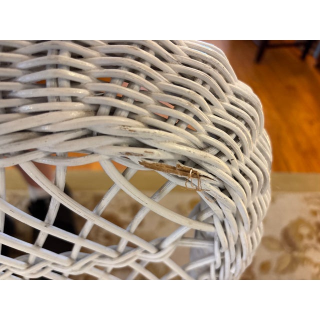 1940s 1940s Victorian Wicker Rattan Sofa For Sale - Image 5 of 5